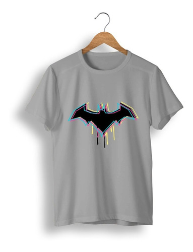 Remera Batman Logo Colores Memoestampados