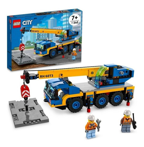 Kit De Construcción Lego City Grúa Móvil 60324 340 Piezas 3+