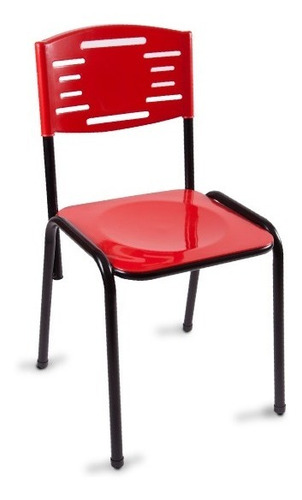 Silla Apilable Con Respaldo Y Asiento De Polipropileno