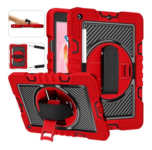 Funda Para iPad 9 8 7 Generación 10.2 Uso Rudo Correa