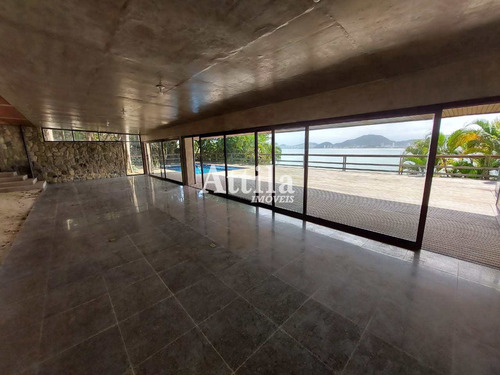 Imagem 3 de 15 de Casa De Luxo, 5 Suítes, Elevador, Vista Panorâmica Mar, Enseada - V1060