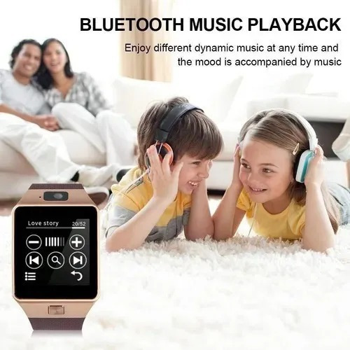 Smartwatch Com Cartão Sim/câmera Para Android/ios