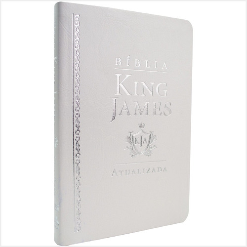 Bíblia King James Luxo Ultra Fina Branca Atualizada