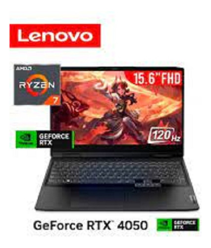 Laptop Lenovo Gaming 3 82sb00k9us R7-7735hs 16gb 512gb Ssd
