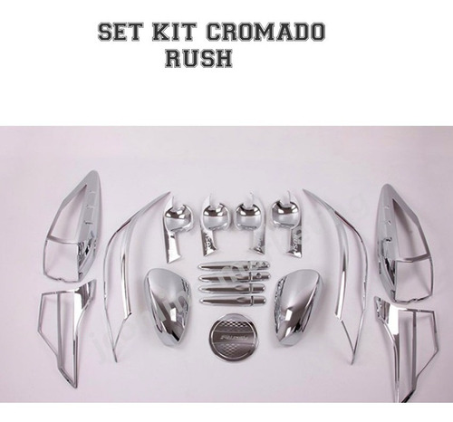 Kit Set Accesorios Cromado Toyota Rush