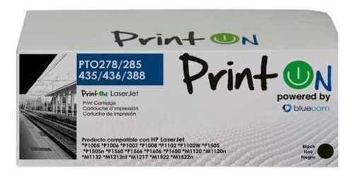 Toner Universal Hp 285a 278a 435a 436a 88a Printon 