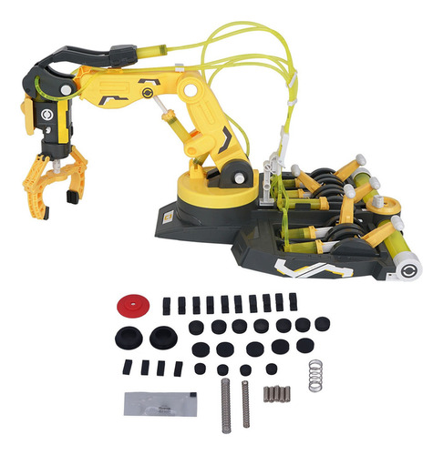 Juguete De Brazo Mecánico Hidráulico Kit De Robot De Montaje