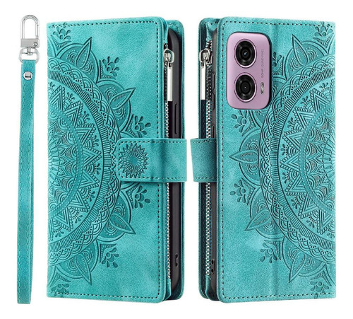 Funda For Motorola Moto E14 Totem Cartera Con Mano