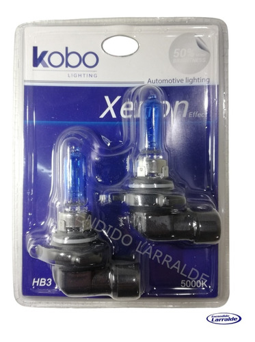 Lampara Efecto Xenon Bluse Vision Kobo 9005 Hb3 12v 60w