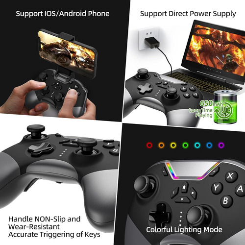 Controlador Bluetooth Para Switch/pc/iPhone/android/apple Ar