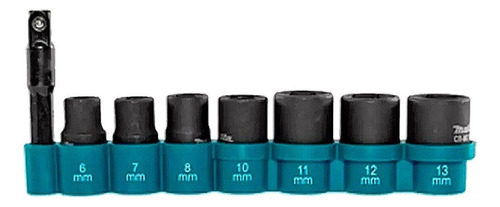 Set De Dados Makita Impacto Socket 8 Piezas E-12289