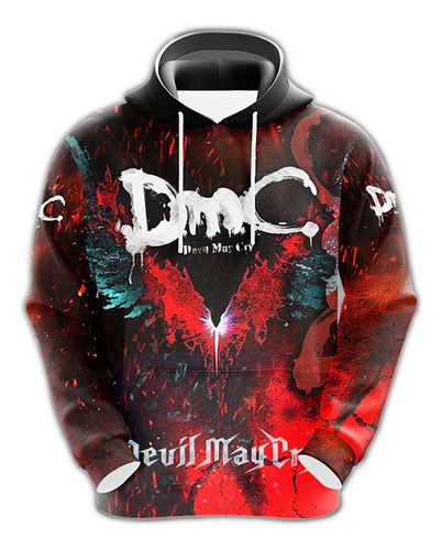 Devil May Cry Cosplay Sudaderas Con Capucha Disfraz Adulto