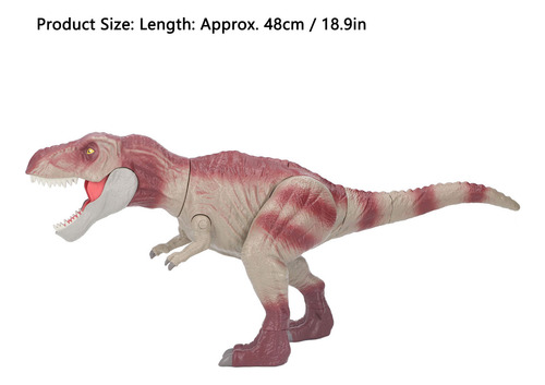 Simulación De Modelo De Dinosaurio Vívida Pintada A Mano Tra