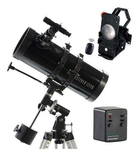 Telescopio Celestron Powerseeker 127eq Motor Adap. Celular