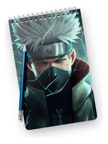 Caderno De Desenho Kakashi 48 Fls Escolar