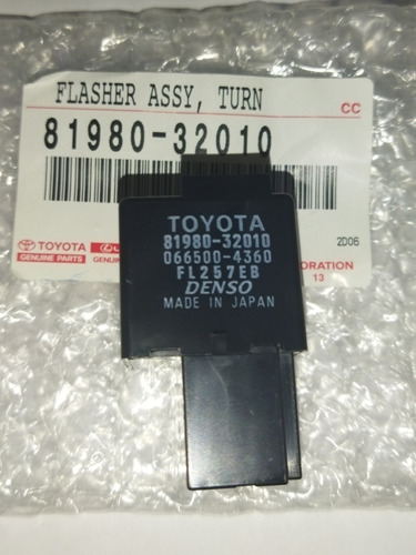 Relet Flash Intermitente 3 Pines Original Toyota Varios Leer