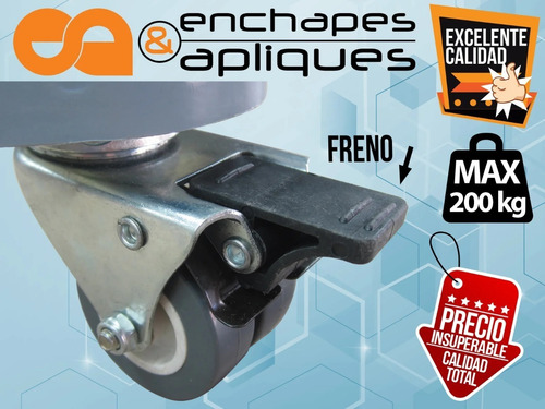 Imagen 4 de 10 de Base Soporte Nevera/lavadora Pvc+inoxidable