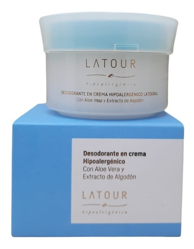 Desodorante En Crema Andre Latour Hipoalergenico 60 Grs