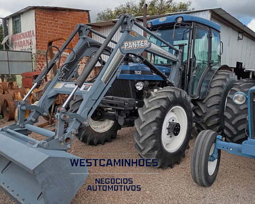 Trator New Holland 7630 200 Conjunto Concha Panter Ano 2022