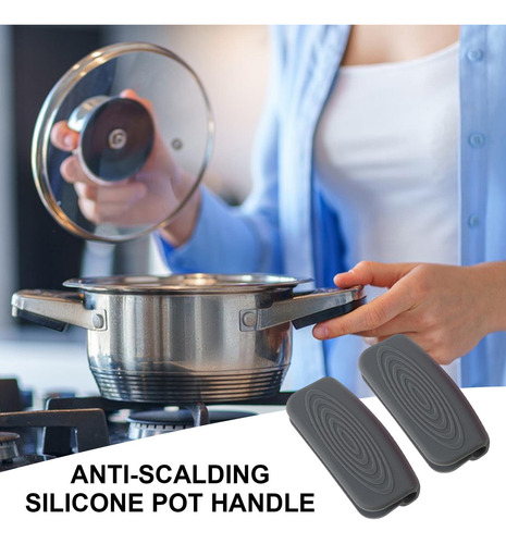 Funda De Silicona Para Mango De Olla Cubierta De Mango De Hi