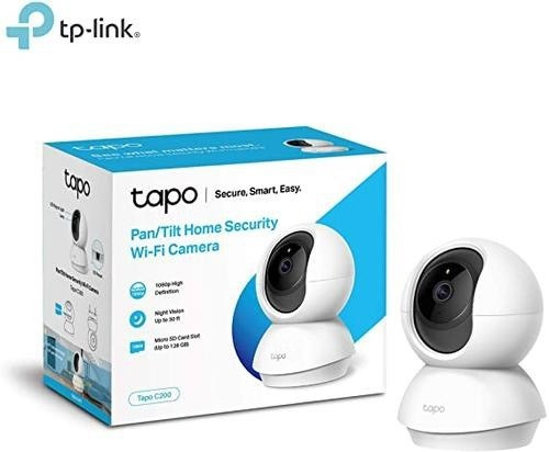 Cámara de seguridad TP-Link Tapo C200 V1 Tapo Smart con resolución de 2MP visión nocturna incluida blanca