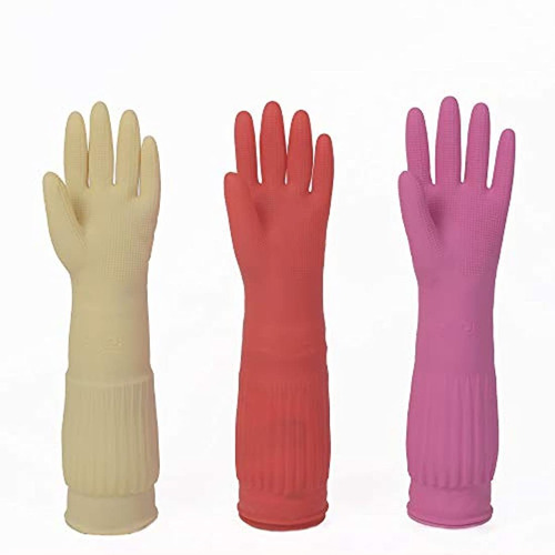 Guantes De Limpieza Para El Hogar De Látex 3 Pares Talla Xl