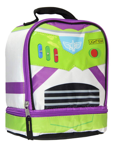 Toy Story Buzz Lightyear - Bolsa De Almuerzo Con Doble Comp