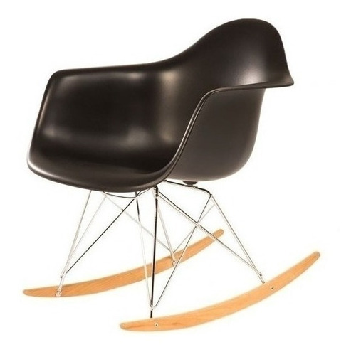 Imagen 2 de 7 de Sillon Silla Vintage Nordico Eames X2 Mecedor Con Posabrazos