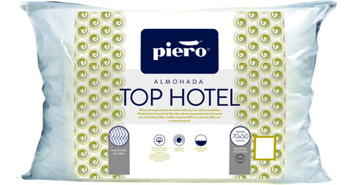 Almohada Piero Top Hotel 70x50 Fibra Siliconada Lanzamiento