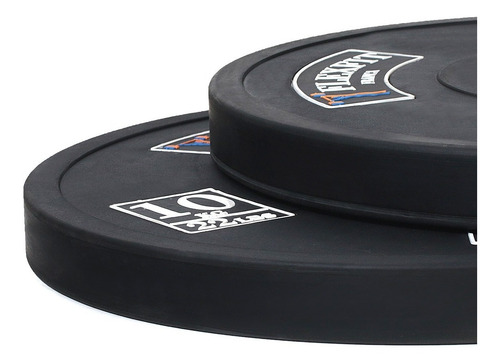 Kit Anilha Bumper Olímpica Cross Training Borracha 40kg 4x10