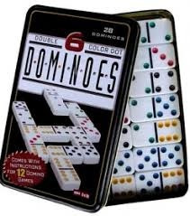 Set De Dominoes Double 6 Color