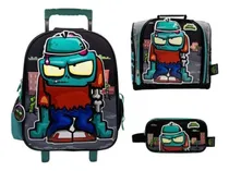 Comprar Pack Ultra Zombies Maleta Con Ruedas + Lonchera + Cartuchera