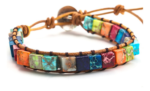 Pulsera Boho Para Mujer, Buena Suerte Pulsera, 3-6'' Color Multicolour
