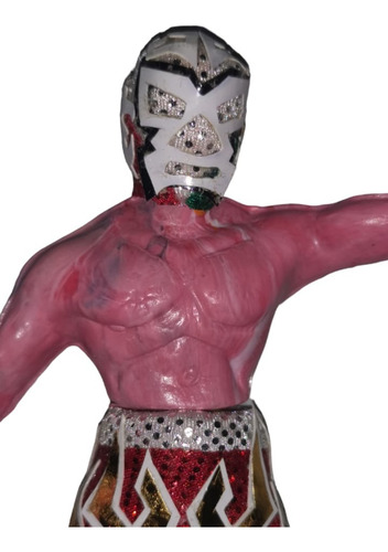 Figura Muñeco Lucha Libre Luchador Wagner Custom Tela