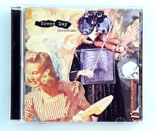 Cd   Oka  Green Day  Insomniac Como Nuevo  (Reacondicionado)