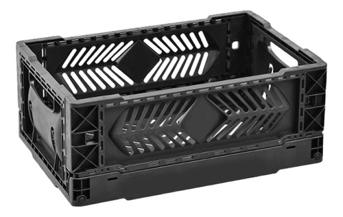 Caja De Almacenamiento Organizador Apilable Pequeña Negro