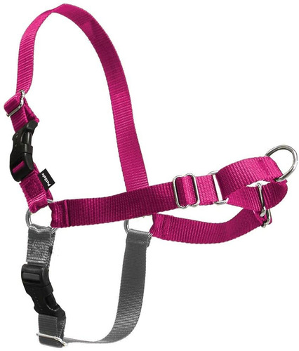 Arnes Para Perros Talla M Color Rosa + Gris