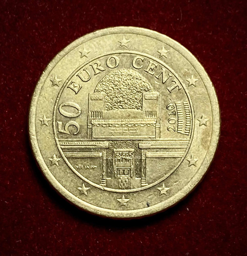 Moneda 50 Céntimos Austria 2010 Km 3141 Oro Nórdico