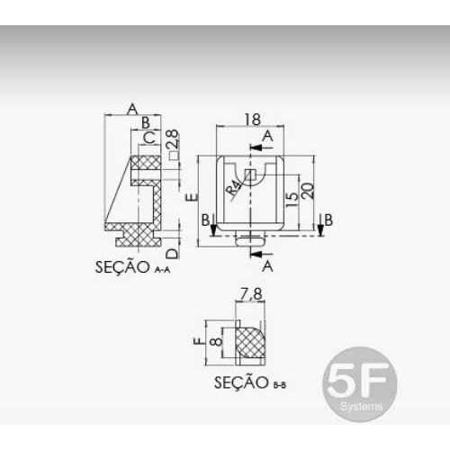 Imagem 5 de 7 de Bloco Plástico Para Fixação