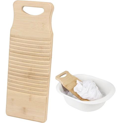 Tabla De Lavado De Manos De Bambú Lavar Ropa, Tabla De...