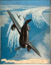 Comprar Lienzo Canvas Arte Avión Segunda Guerra Mundial Propaganda
