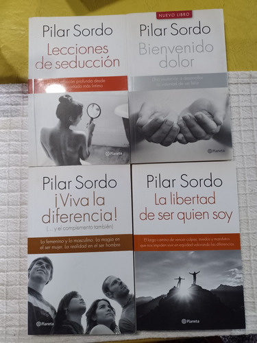 Libros De Pilar Sordo. Usados En Buen Estado. 4 Unidades.  