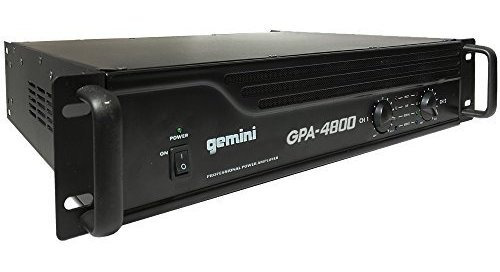 Gemini Gpa-4800 4000w Amplificador De Potencia Dj