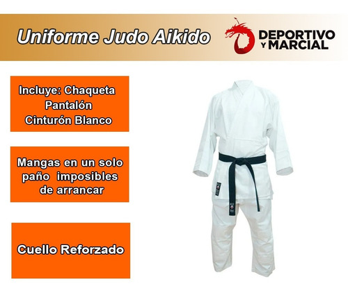 Imagen 3 de 10 de Uniformes Judo Aikido Shiai Judoguis Aikidoguis Judogi T 5a8