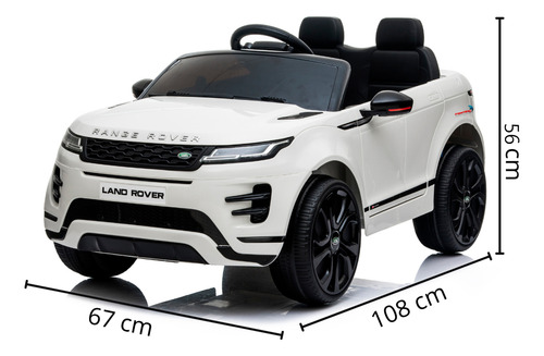 Mini Carro Elétrico Infantil Range Rover Evoque Luzes E Sons