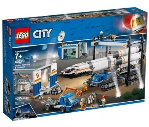 Todobloques Lego 60229 City Ensamble Y Transporte De Cohete 