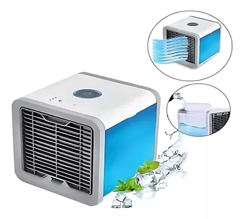 Wëasy, enfriador de aire BLIZZ900, aire acondicionado portátil, ventilador,  deshumidificador portátil, silencioso, potente, 2 velocidades, casa,  oficina, dormitorio, clase energética A, color blanco