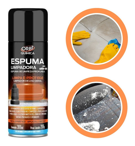 Espuma Limpeza Super Profunda De 209g / 300ml - Orbi Quimica