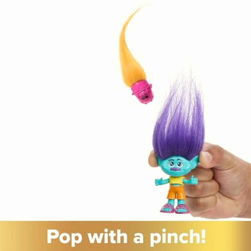 Trolls Mattel Muñeca Hair Pops Branch Con Una Sorpresa Al