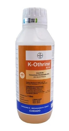 Insecticida Bayer K Othrine Ec2 - L a $285000